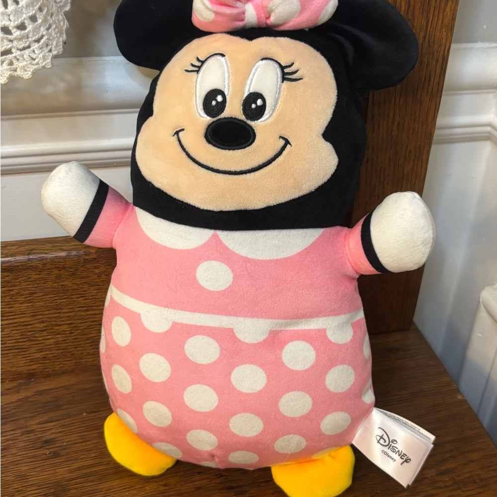 Squishmallows‎ Disney HugMees Minnie Mouse plush.